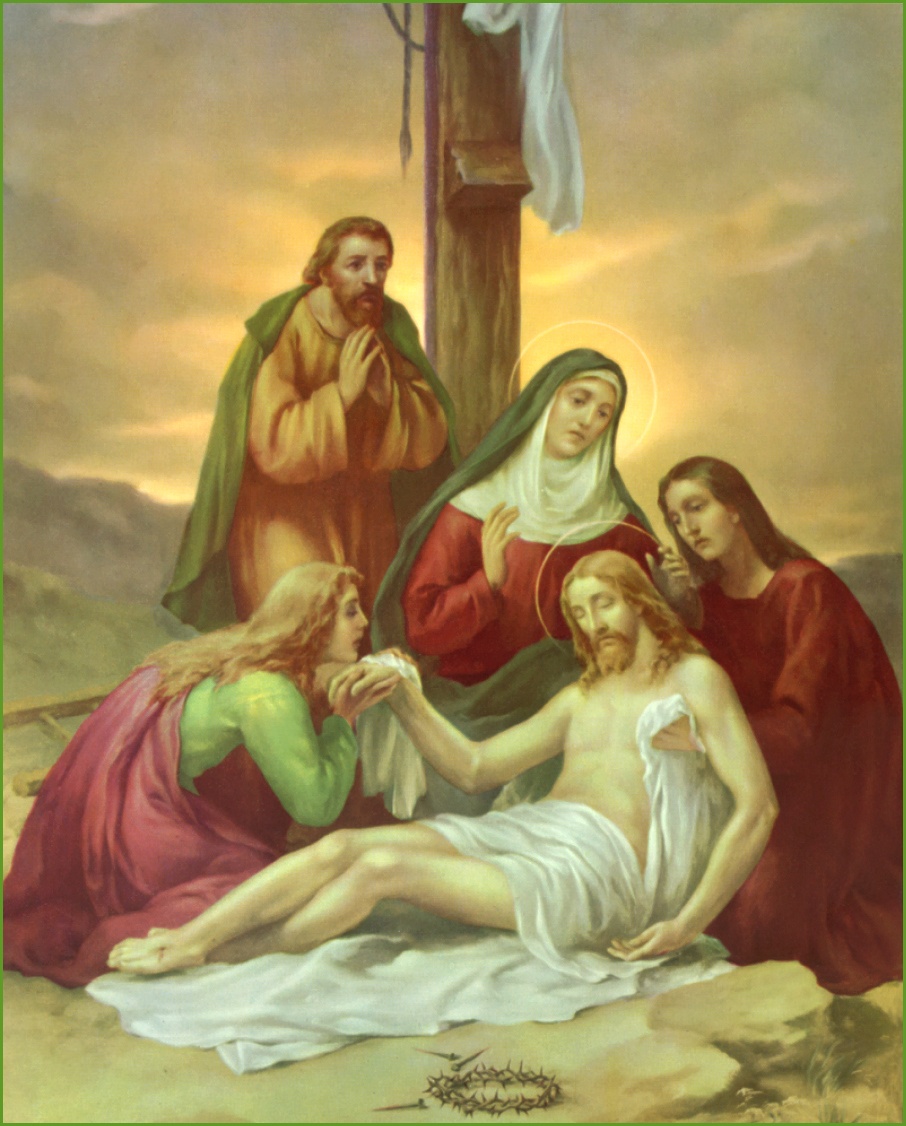 Lenten Reflections | The body of Jesus is taken down from the cross